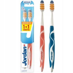 Szczoteczka do Zębów Jordan Advanced Medium 2-pack