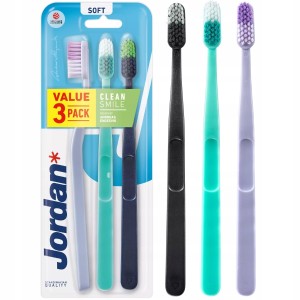 Szczoteczka do Zębów Jordan Clean Smile Soft 3-pack
