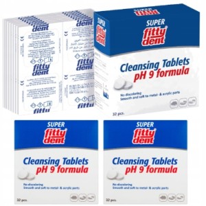 Tabletki Czyszczące Fittydent do Protez 3 Opakowania