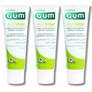 Pasta do Zębów GUM ActiVital 75 ml (3 szt.)