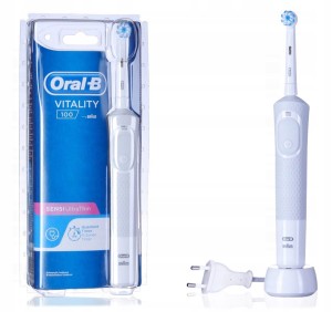 Szczoteczka Elektryczna Oral-B Vitality 100 Sensitive UltraThin Szara 