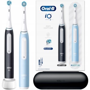 Szczoteczki Magnetyczne Oral-B iO Series 3 Duo Czarna i Niebieska