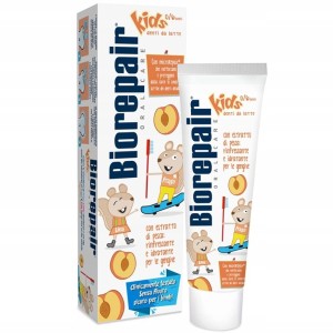 Pasta do Zębów dla Dzieci Biorepair Kids Brzoskwiniowa 0-6lat - 50ml