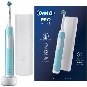 Szczoteczka Elektryczna Oral-B Pro Series 1 Niebieska z Etui