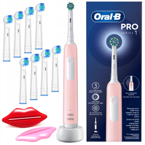 Szczoteczka Elektryczna Oral-B Pro Series 1 Pink Zestaw