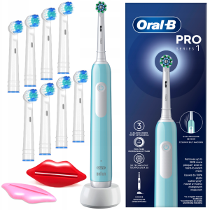 Szczoteczka Elektryczna Oral-B Pro Series 1 Niebieska Zestaw