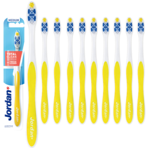 Szczoteczka do Zębów Jordan Total Clean Medium (10szt.)