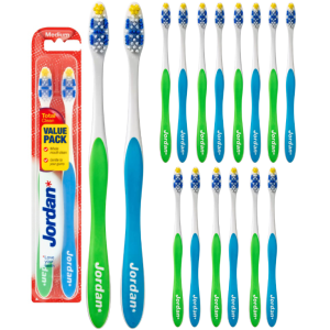 Szczoteczka do Zębów Jordan Total Clean Medium 2-pack (8szt.)
