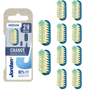 Wymienne Końcówki do Szczoteczki Jordan Change Medium (5x2szt.)