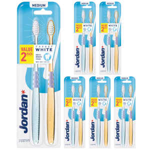 Szczoteczki do Zębów Jordan Target Teeth Gums Medium 2-pack (5szt.)