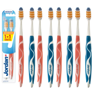 Szczoteczka do Zębów Jordan Advanced Medium 2-pack (4szt.)