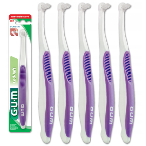 Szczoteczka Jednopęczkowa GUM End-Thuft "Kątówka" (5szt.)