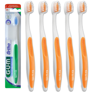 Szczoteczka do Zębów GUM ORTHO Ortodontyczna (5szt.)