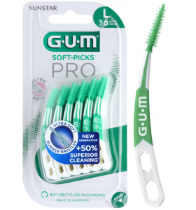 Szczoteczki Międzyzębowe GUM SOFT PICKS PRO Duże 30 szt.