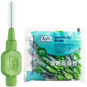 Szczoteczki Międzyzębowe TePe 0.8mm Zielone 25szt.