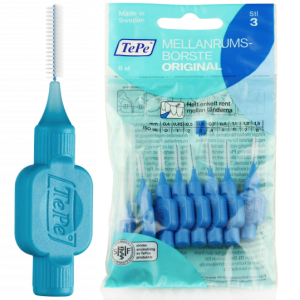 Szczoteczki Międzyzębowe TePe 0.6mm Niebieskie 8szt.