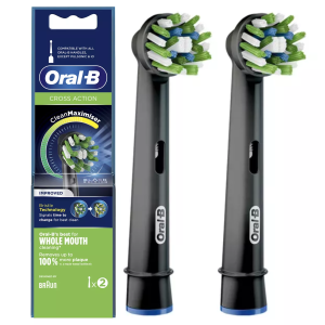 Końcówka do Szczoteczki Oral-B CrossAction Czarna 2-pak