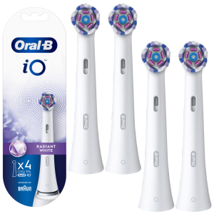 Końcówka do Szczoteczki Elektrycznej Oral-B iO Radiant White WW-4 Biała 4-pak