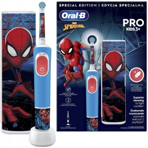 Szczoteczka Elektryczna Oral-B Vitality Pro D103 Kids Spiderman + Travel Case