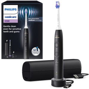 Szczoteczka soniczna Philips Sonicare 6500 HX7411/02 - czarna