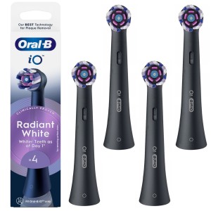 Końcówki do Szczoteczki Elektrycznej Oral-B iO Radiant Black Oryginał 4szt.