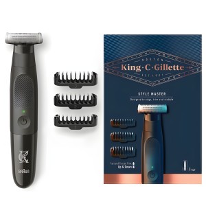 Trymer do Brody i Zarostu Gillette King C Style Master, 3 Nasadki