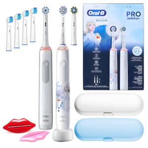 Szczoteczki Elektryczne Oral-B Junior Frozen + Pro 3 Family Edition, Zestaw