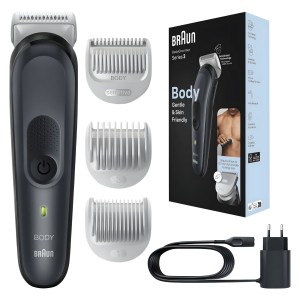 Golarka Męska Elektryczna BodyGroomer Braun Series 3 BG3340 - Czarna