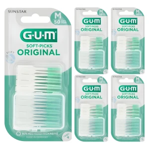 Szczoteczki Międzyzębowe Sunstar GUM Soft Picks Regular M (50szt.)