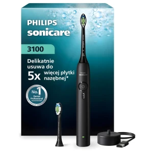Szczoteczka soniczna Philips Sonicare 3100 HX4032/32 2 końcówki Czarna