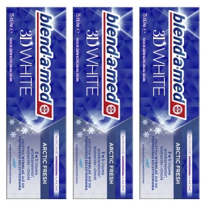 Blend-A-Med 3D White Arctic Fresh Pasta Do Zębów 75ML Wybielająca 3 szt.