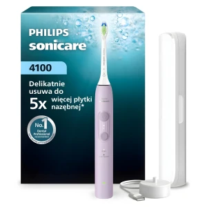 Szczoteczka soniczna Philips Sonicare 4100 HX4043/49 liliowa etui