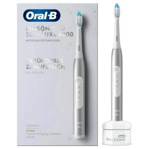 Szczoteczka soniczna Oral-B Pulsonic Slim Luxe 4000 Silver 3 tryby