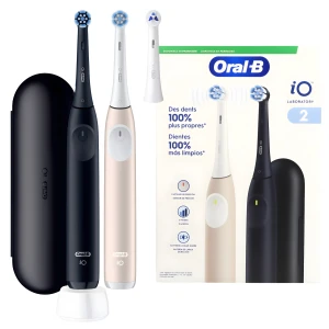 Szczoteczki Magnetyczne Oral-B iO Series 2 Dwupak Czarna i Różowa