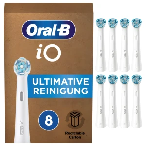Końcówki do Szczoteczki Oral-B iO Ultimate Clean Biała 8-pak