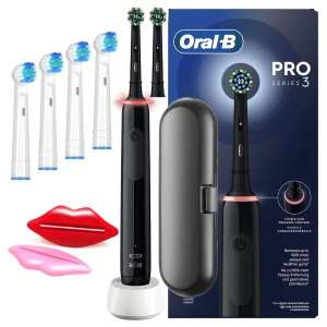 Szczoteczka Elektryczna Oral-B Pro 3 3000 Cross Action Black Zestaw