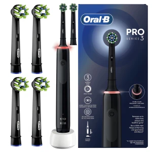 Szczoteczka Elektryczna Oral-B Pro 3 3000 Cross Action Czarna Zestaw