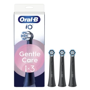  Oral-B Gentle Clean Czarne końcówki do szczoteczek iO RB SB-3 (3-pak)