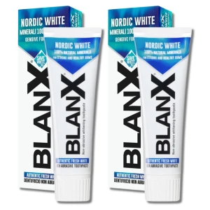 2x Wybielająca Pasta do Zębów BLANX Naturalna 75ml