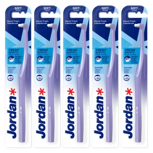 5x Szczoteczka jednopęczkowa Jordan InterBrush Soft aparat miękka