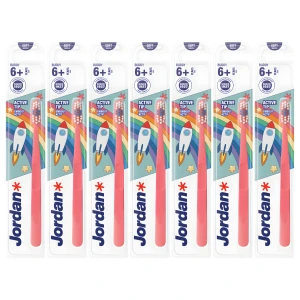 7x Szczoteczka manualna do zębów Jordan Buddy 6+ Soft dla dzieci