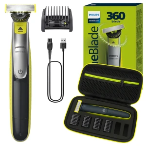 Golarka, Maszynka Philips OneBlade 360 QP2734/23, Zestaw z Etui Podróżnym