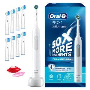 Zestaw, Szczoteczka Elektryczna do Zębów Oral-B Pro Series 1 1000 Biała