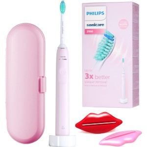 Szczoteczka Soniczna Philips Sonicare HX3651/11 Różowa Zestaw