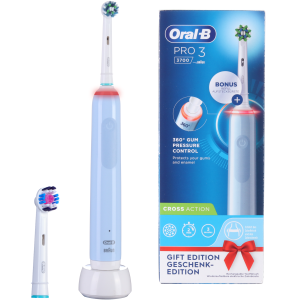 Szczoteczka Elektryczna Oral-B PRO 3 3700 Cross Action Niebieska