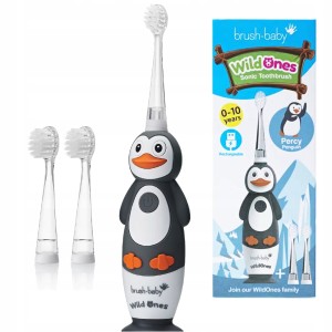 Szczoteczka Soniczna Dla Dzieci Brush-Baby WildOnes Pingwin