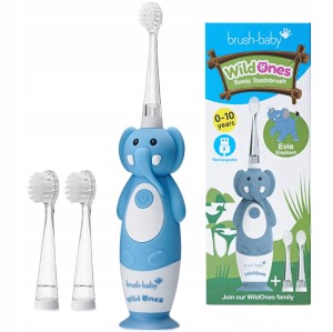 Szczoteczka Soniczna Dla Dzieci Brush-Baby WildOnes Słoń