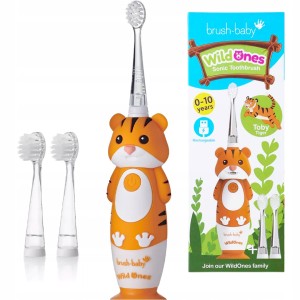 Szczoteczka Soniczna Dla Dzieci Brush-Baby WildOnes Tygrys