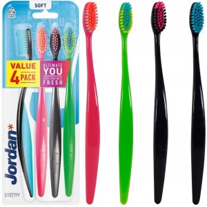 Szczoteczki do Zębów Jordan Ultimate You 4-pack Miękkie Włosie