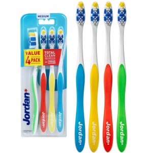 Szczoteczka do Zębów Jordan Total Clean Medium 4-pack